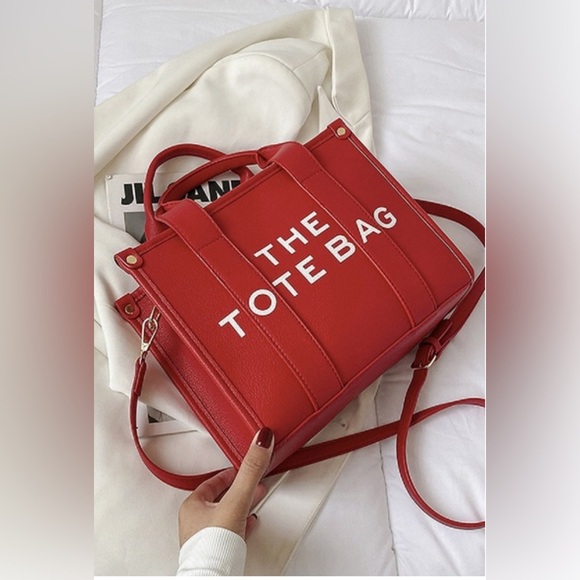 Zenana Outfitters Handbags - Zenana Outfitters Red Tote Bag